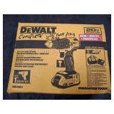 DEWALT V 20 DRILL WITH BATTERY AND CHARGER