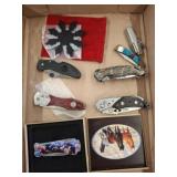 FOLDING KNIVES, THROWING STARS