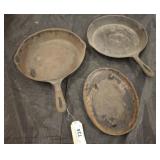 CAST IRON PANS