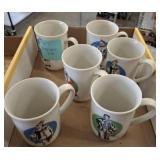 PAGLIACCIO PAINTED COFFEE MUGS