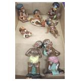 BLACK MEMORABILIA CONDIMENT HOLDERS