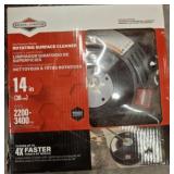 14IN BRIGGS AND STRATTON SURFACE CLEANER