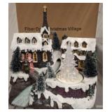 FIBER OPTIC CHRISTMAS VILLAGE