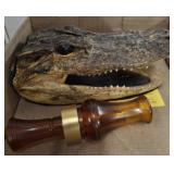 DUCK CALL, PLASTIC GATOR HEAD