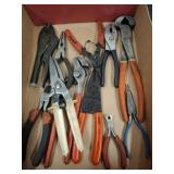 SNIPS AND PLIER LOT