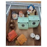 ANTIQUE AND VINTAGE SALT AND PEPPER SHAKES