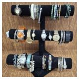 WATCHES, BRACELETS, DISPLAY STAND