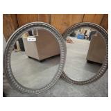 PR OVAL FRAMED WALL MIRRORS