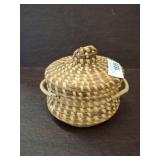 COVERED SWEET GRASS BASKET