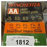 WINCHESTER 12 GA 25 RDS, REMINGTON 12 GA 25 RDS, N
