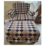 CHAIR AND OTTOMAN