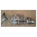 METAL FISH SKELETON 35 X 15