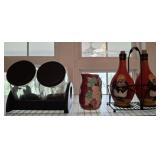 OIL BOTTLES, CANDY JARS