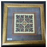 FRAMED AND MATTED DECORATIVE PRINT **