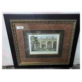 ITALIAN FRAMED AND MATTED SCENE 30X26 **