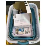 BATHROOM FAUCET, HAMPER **