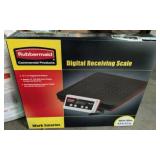 ULINE RUBBERMADE DIGITAL SCALE 400 LB SCALE**