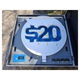 FLOGOS 36 FOAM HELIUM MACHINE IN HEAVY DUTY CASE