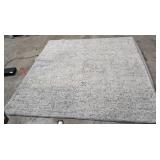 SAFAVIEH 8X8 NATURA LIGHT GREY IVORY RUG **