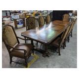 MARGE CARSON DINING TABLE AND 8 CHAIRS **