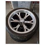 2 GOLF CART TIRES AND RIMS