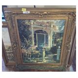 ORNATE FRAMED FRONT DOOR SCENE