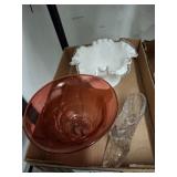 SILVERCREST BOWL, FIGURINE, MISC