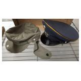 2 MILITARY HATS