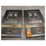 2 PC PREMIUM HDMI CORDS