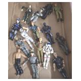 GI JOE FIGURINES AND ASSORTED