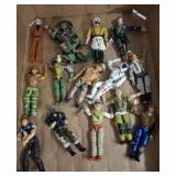 GI JOE FIGURINES AND ASSORTED
