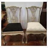 PAIR OF CHIPPENDALE STYLE CHAIRS