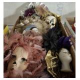 HARLEQUIN MASKS AND DECOR