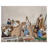 ASSORTED MUD MEN ORIENTAL, SHOW DAMAGE