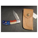 TEXAS FLAG DAMASCUS BLADE