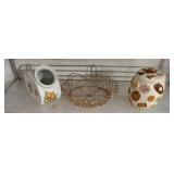 COOKIE JAR, BASKET, MISC DECOR