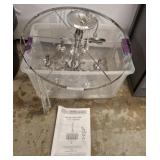 HOME DECORATORS 6 LIGHT CHANDELIER