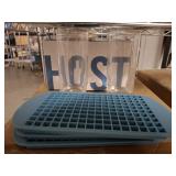 CASE OF HOST SILICONE ICE TRAYS AND GLASSES