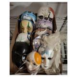 DECORATIVE HARLEQUIN MASKS