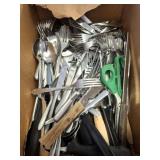 ASSORTED SILVERWARE, FLAT WARE