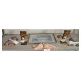 ASSORTED SWAN AND DUCK FIGURINES