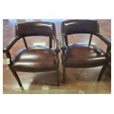 LEATHER TYPE OFFICE CHAIRS