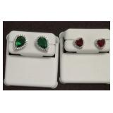 2 PAIR 925 EARRINGS