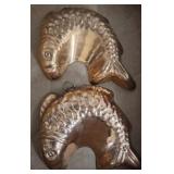 COPPER FISH MOLDS 4IN