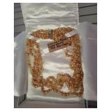 ROSS SIMONS FRESH WATER PEARLS AND CITRINE NECKLAC