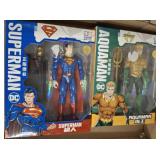 SUPERMAN, AQUAMAN ACTION FIGURES