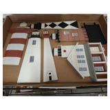 A DAVIS SIGNED WOODEN LIGHT HOUSE DCOR