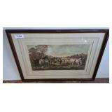 THE MEET HUNT SCENE FRAMED