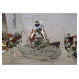 PITCHER AND PLATTERS