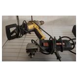 DEWALT ELECTRIC HD DRILL, CRAFTSMAN ANGLE GRINDER